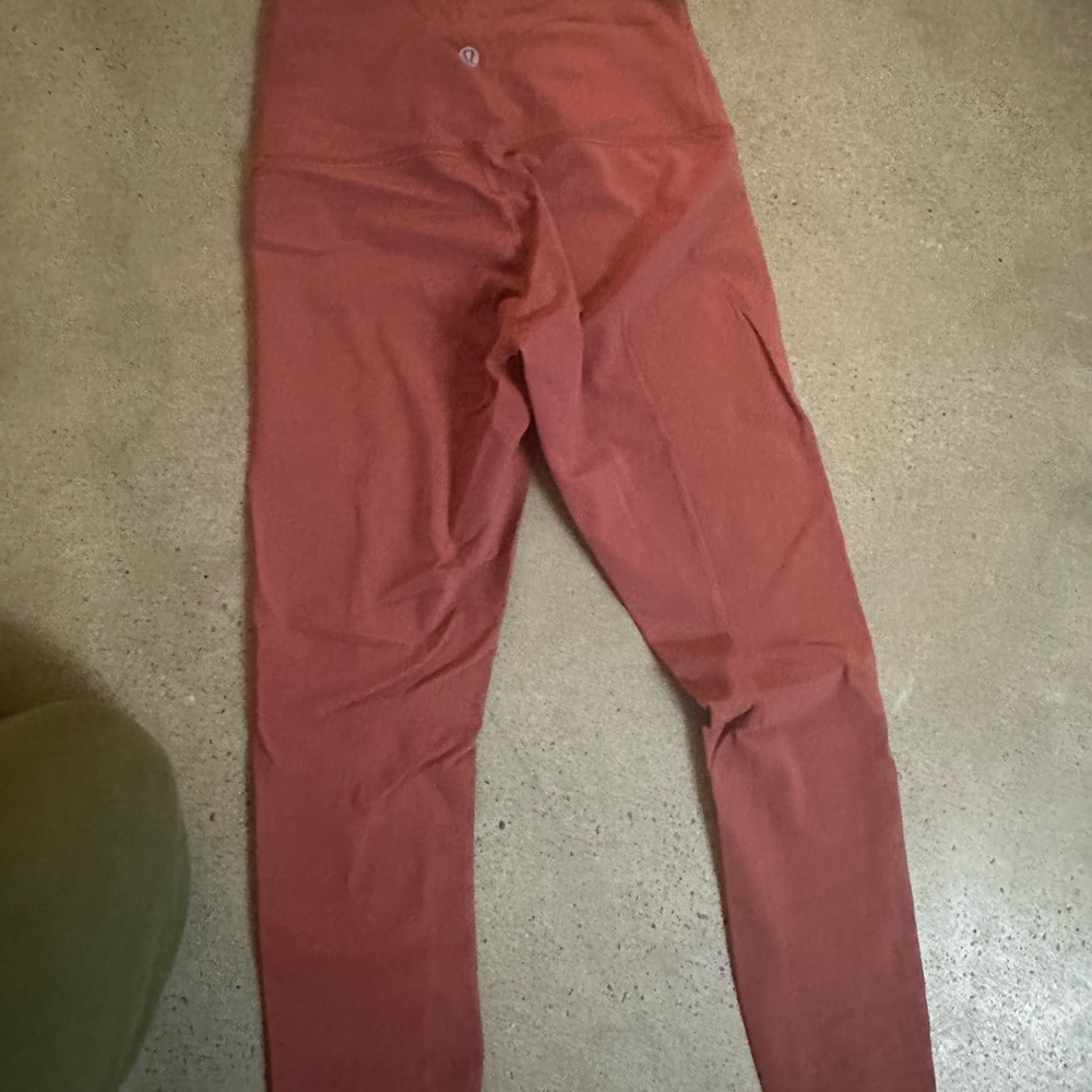Peach ‘25 align lululemon leggings size 2